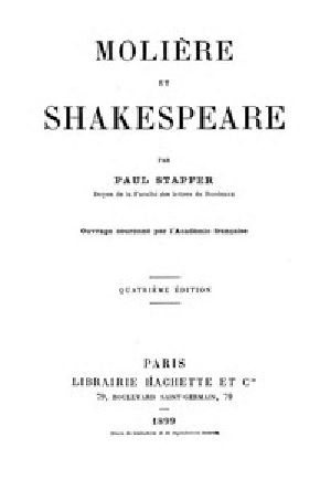 [Gutenberg 51505] • Molière et Shakespeare